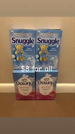 Snuggle & Downy Dryer Sheets Bundle