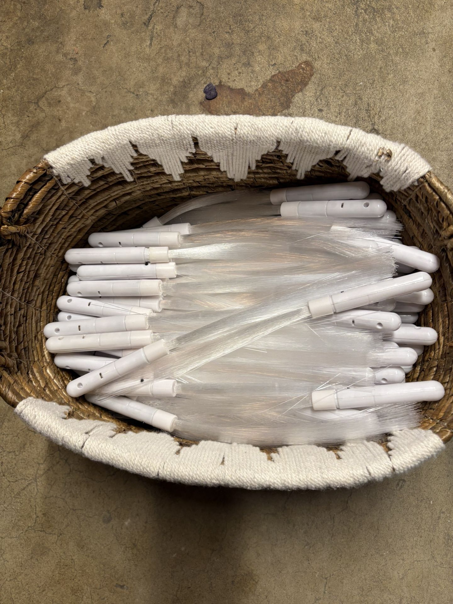 White Fiber Optic Light Wand