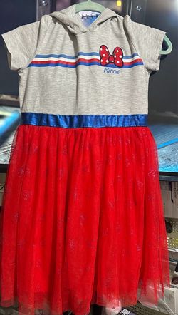 Disney Minnie Mouse Girls Hooded Tutu Dress