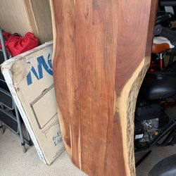 Live Edge Coffee Table. Real Hardwood Rustic Western Farmhouse 