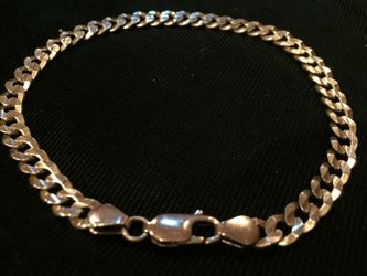 14k solid gold Cuban bracelet