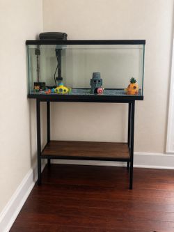 Fish tank and stand