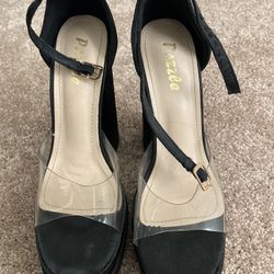 Pazzle Platform Black Heels