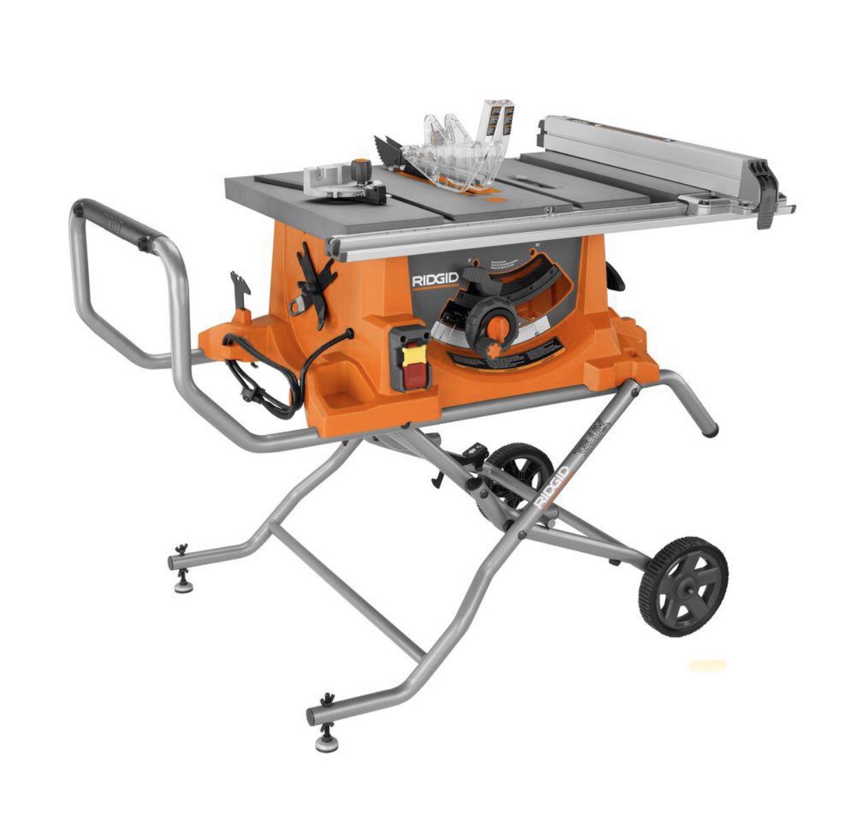 Ridgid Heavy Duty 10 in. Portable Table Saw With Stand
