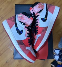 Jordan 1 Spiderman Size 8.5 Used