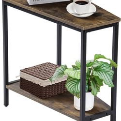 Wedge End Table