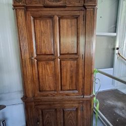 Corner Hutch Cabinet 