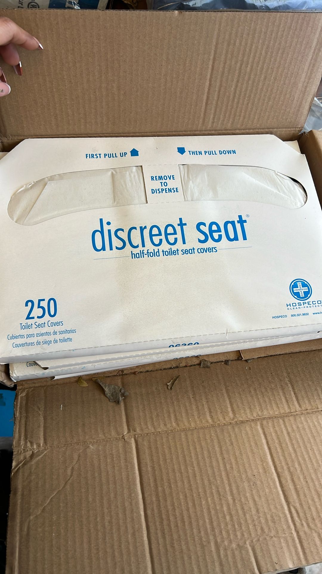 Half Fold Toilet Seat Covers