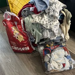 Free Baby Boy Clothes/diapers 