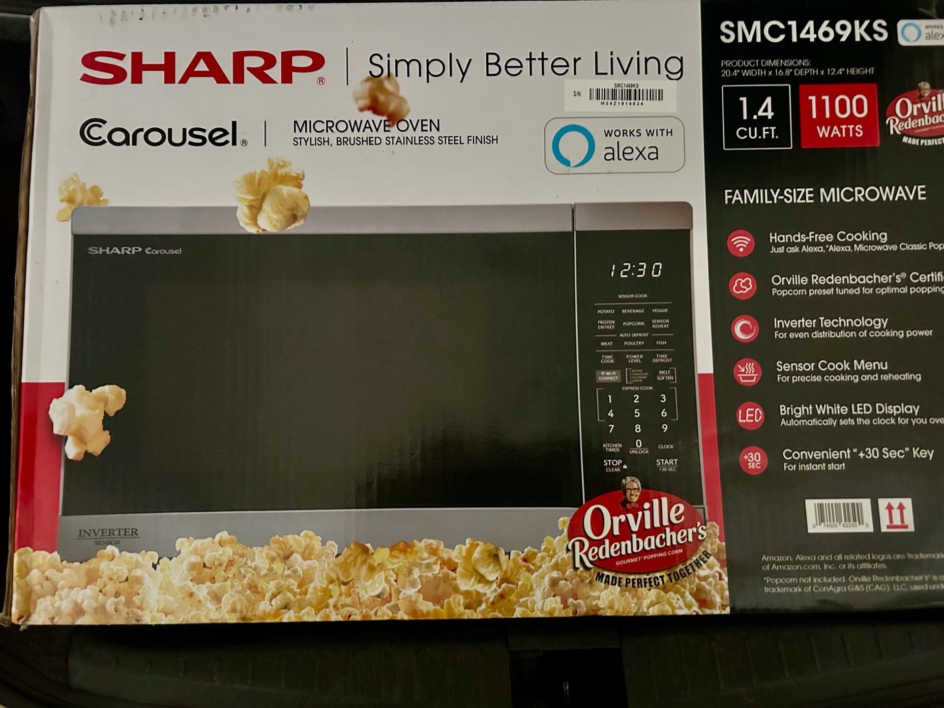 Brand new microwave