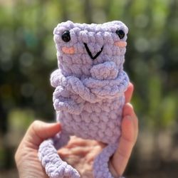 Purple Leggy Frog $10 Each 🐸 Handmade 🧶 Crochet