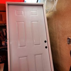 Puerta  Para Extereor 37"1/2 W 82"H  New  Door 🚪  ??  Nueva  Espara  Afuera 