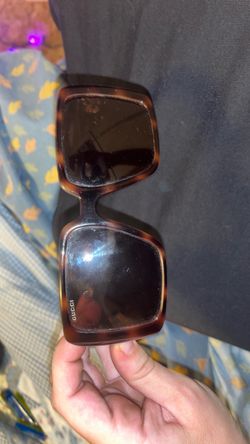 Gucci Oversized Square Tortoise Sunglasses