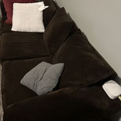 Large Brown Couch 