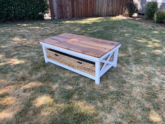 Farmhouse style coffee table