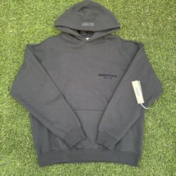 Black Essentials Fear Of God Hoodie 