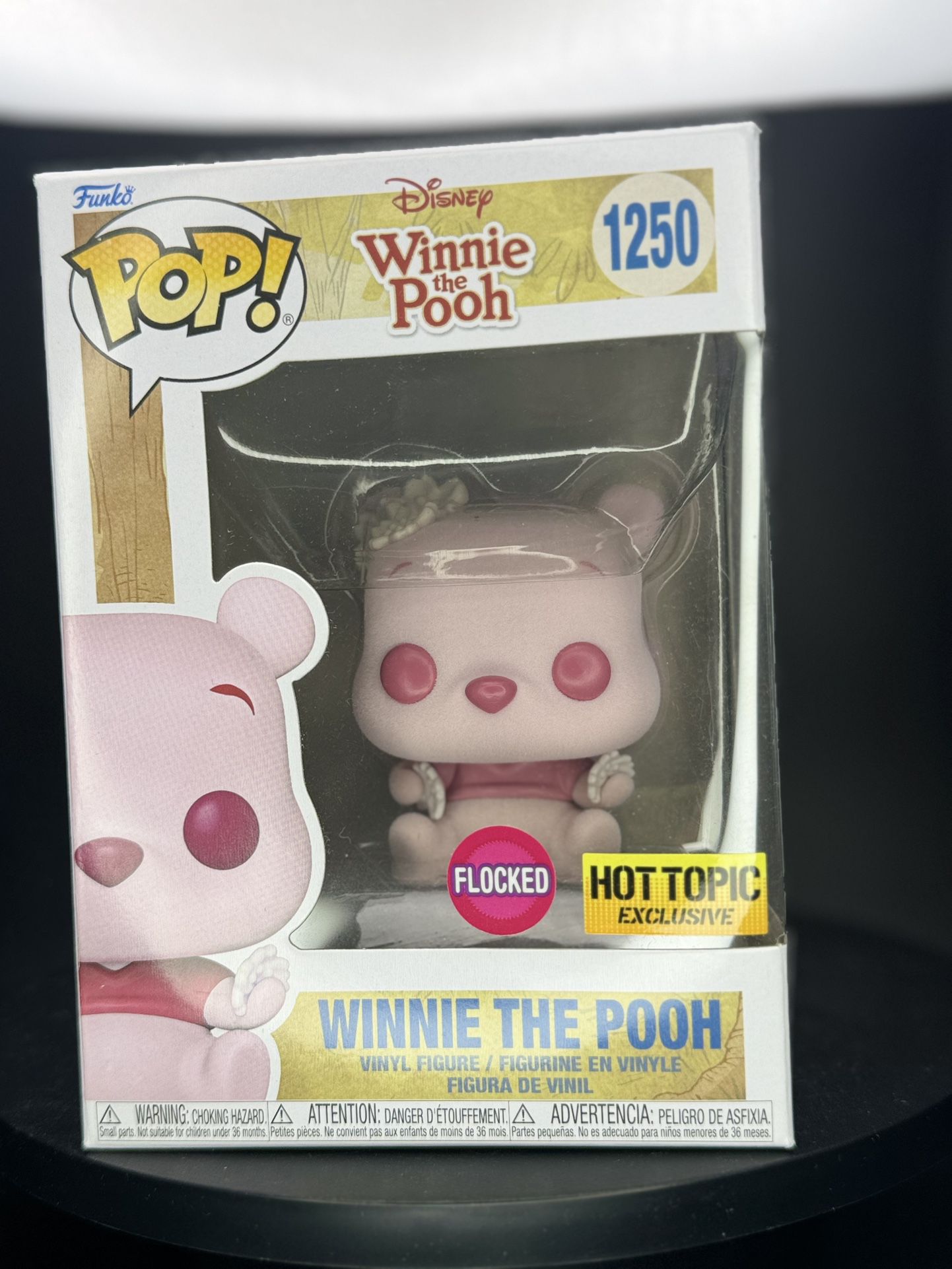 Funko Pop! Disney: Winnie The Pooh (Cherry Blossom) #1250 (Flocked) (Hot topic)