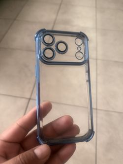 iPhone case 17 pro blue