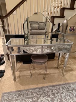 Glass vanity