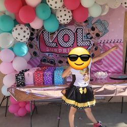 LOL DOLLS SURPRISE BDAY BACKDROP