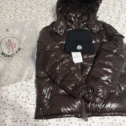 MONCLER MAYA JACKET SIZE 4 & HAT