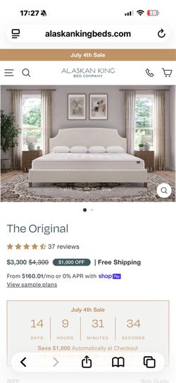 Nolah Alaskan King 108x108 mattress core
