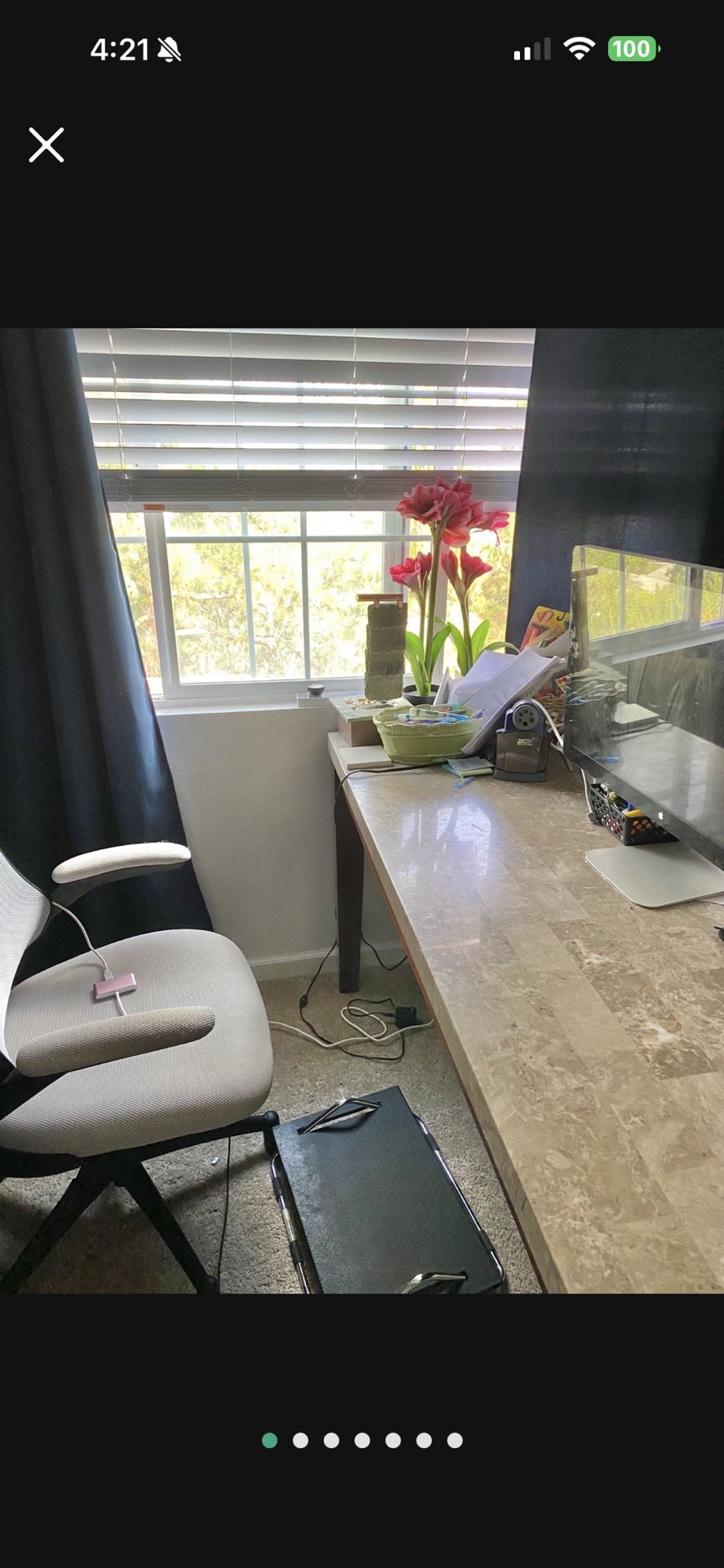 FREE STONE DINING TABLE