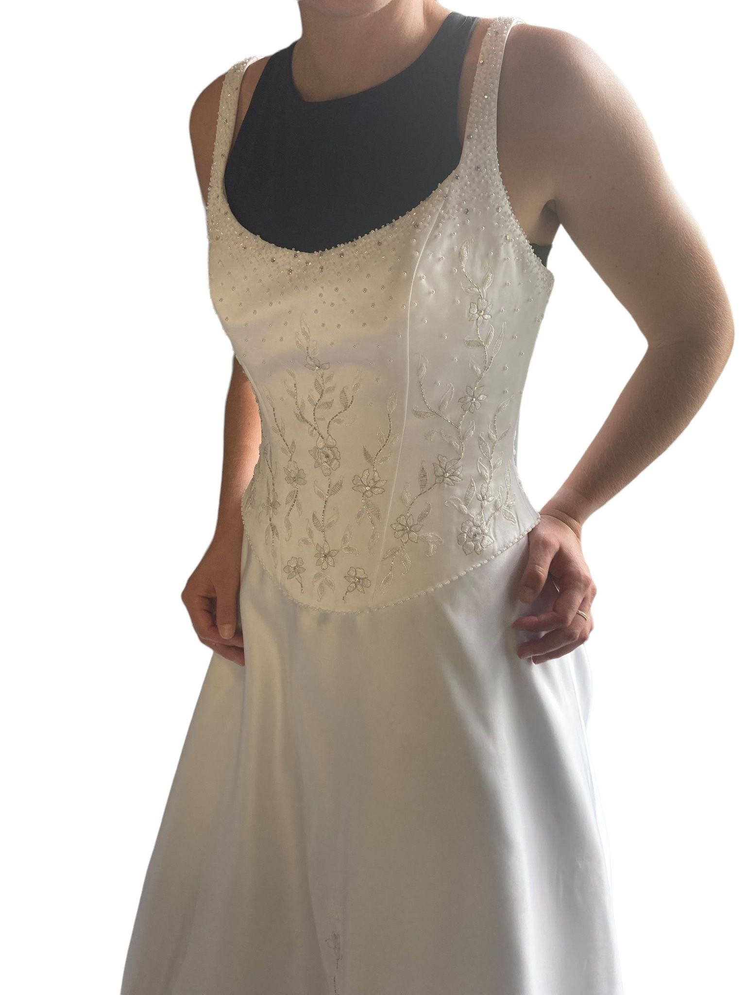 Wedding Dress Size 6 Long 90” Train