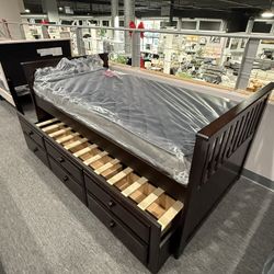 Twin Trundle Bed Frame With Storage 