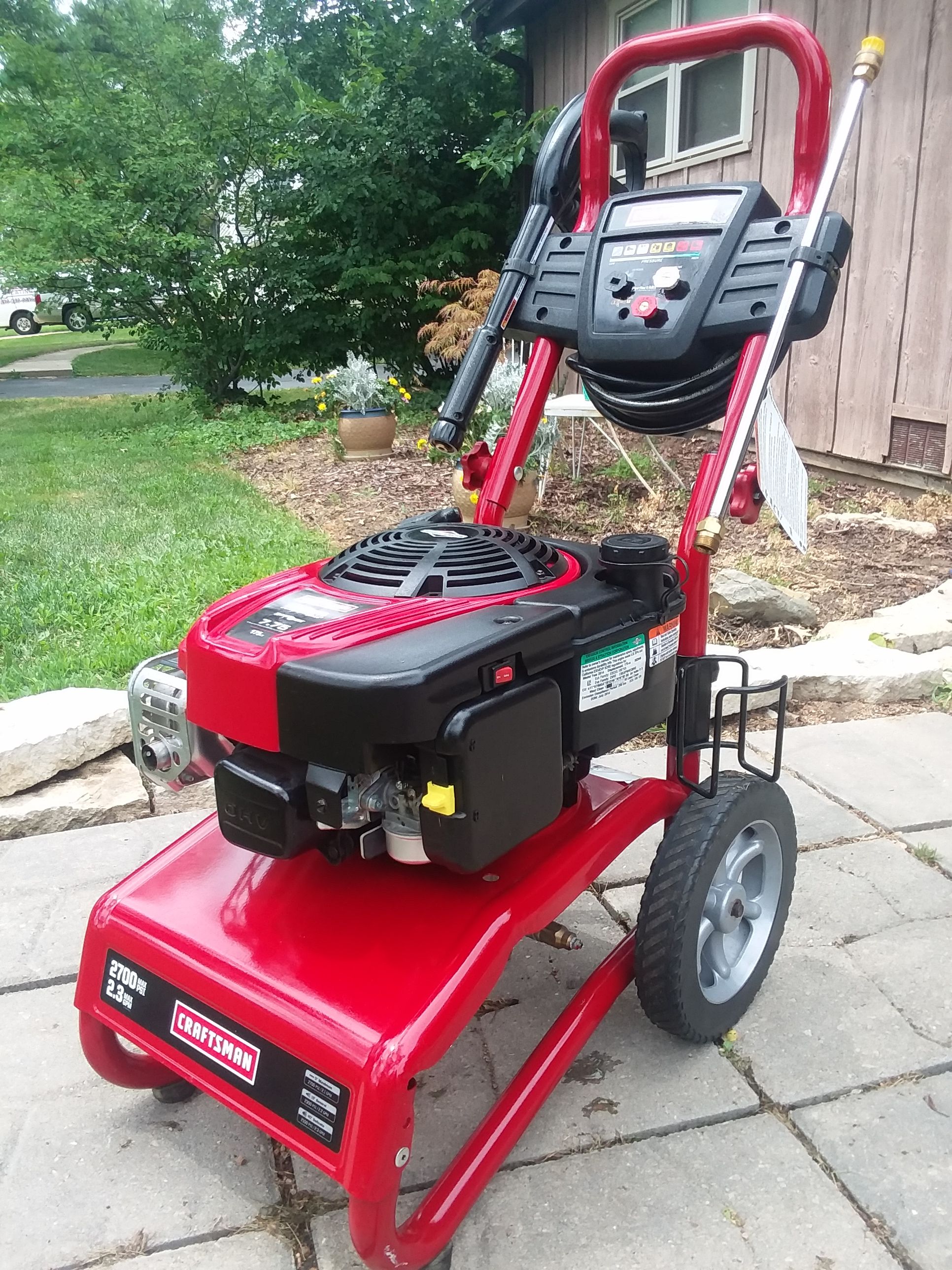 Mint Condition Craftsman 7.75hp 2700 PSI Pressure washer