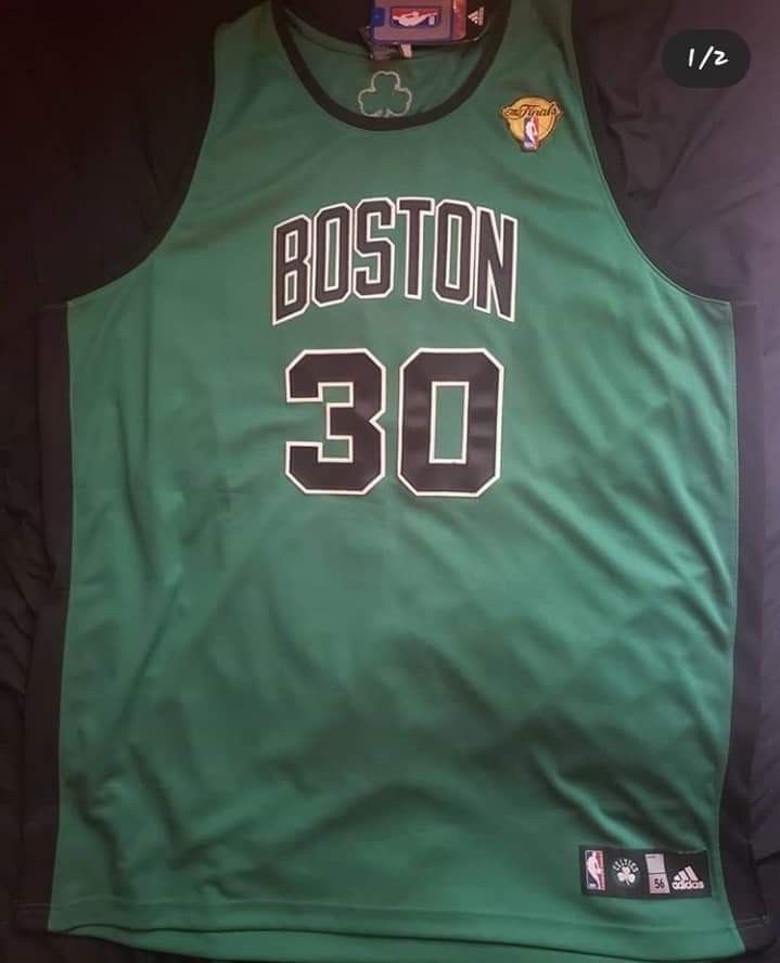 Brand New Rasheed Wallace 2010 NBA Finals Authentic Celtics Alt Jersey 56 3XL