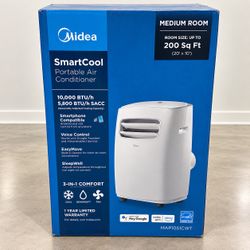 Midea 10000 BTU Portable Air conditioner for 200 Suare feet