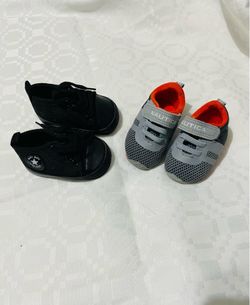 Newborn Baby Crib Shoes Size 1 Lot of 2