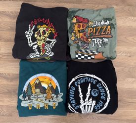 Youth size large Vans hoodies