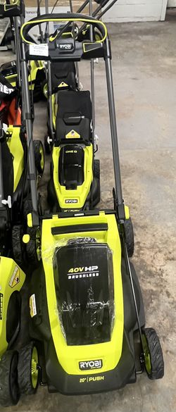 40V HP Brushless 20 in. Cordless Battery Walk Behind Push Lawn Mower with 6.0 Ah Battery and Charger by RYOBI