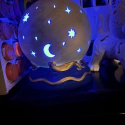 Hand Painted Ceramic Light 