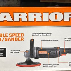 7" Variable speed polisher sander. Brand new! 