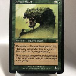 Odyssey Krosan Beast Rare Magic The Gathering Card #248