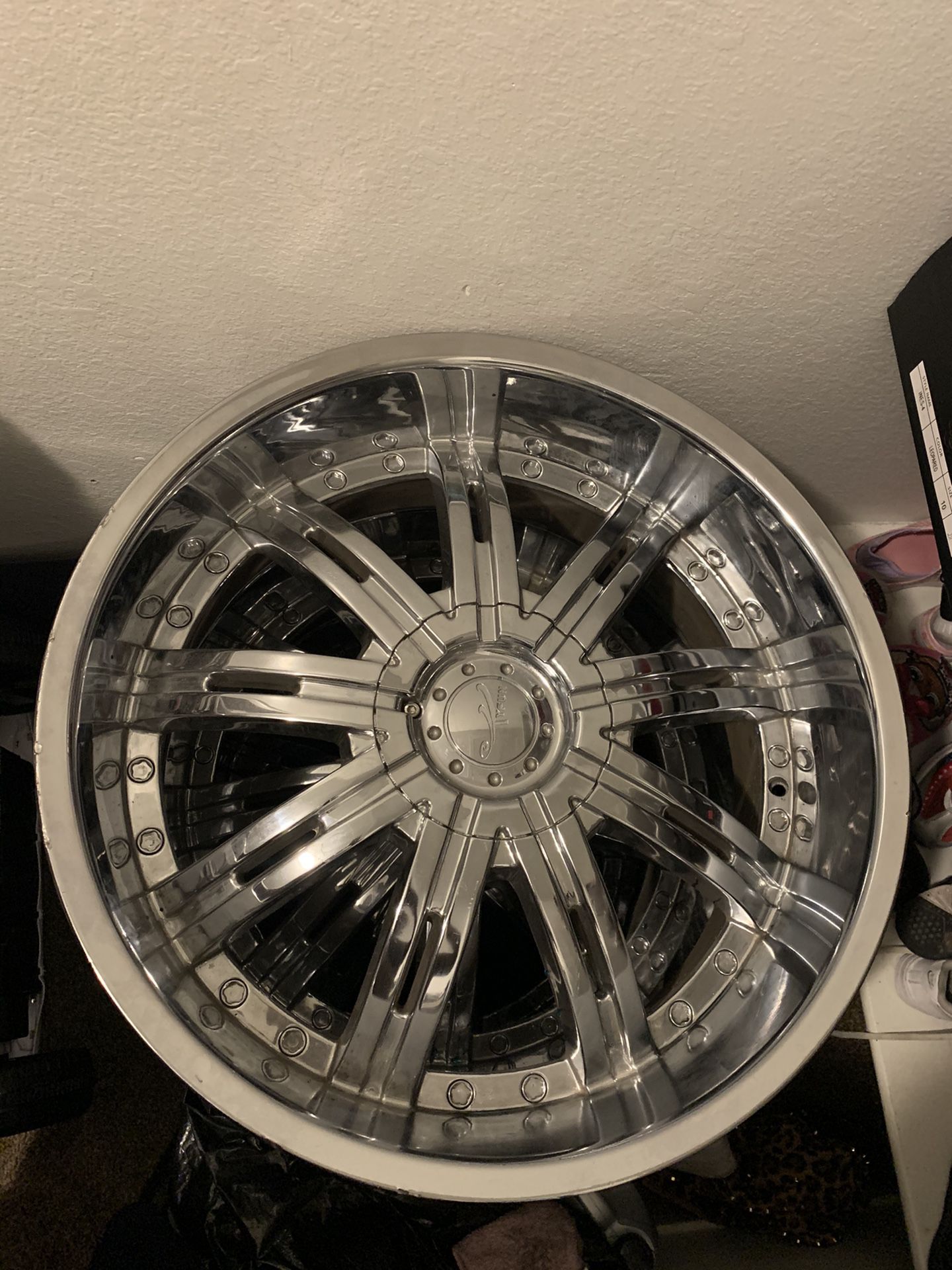 22 inch rims. I ONLY have 3 of them. Price negotiable. Has to be gone in two days