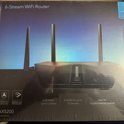 Netgear RAX48-100NAS Nighthawk AX5200 Dual-Band Gigabit Router