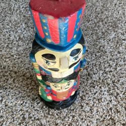 Unused Colonial Candle Nutcracker Candle Vintage Large Fun Rare