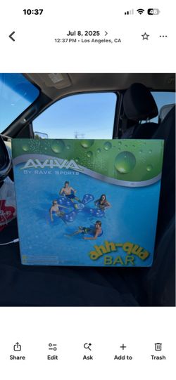 Rave Sports Ahh-Qua Bar Inflatable Pool Float