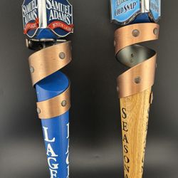 Samuel Adams beer tap handles