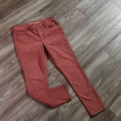 Ladies Old Navy Mauve Rockstar Jeans
