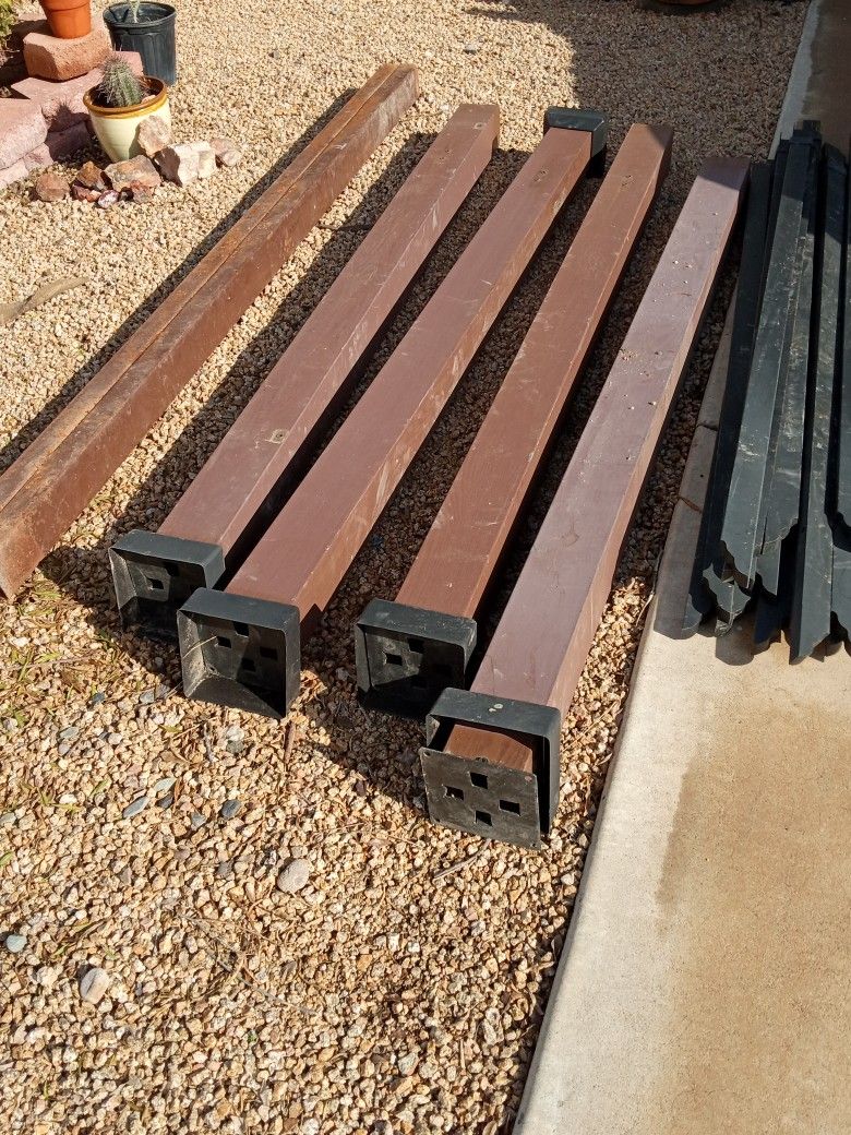5" X 5" X 6' Steel Posts for Sale in Glendale, AZ OfferUp