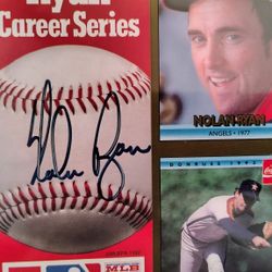 Autographed Nolan Ryan Poster