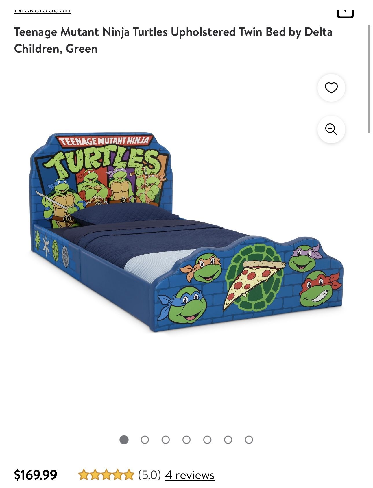 New Twin Ninja Turtle Bed Frame ( Mattress Not Included)
