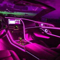 5M Car Interior Atmosphere Wire Strip Cool Light LED Decor Lamp Accessories  US PINK for Sale in Hialeah, FL - OfferUp