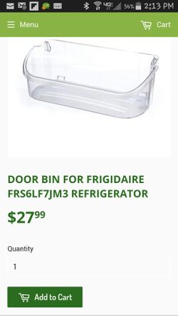 refrigerator door bin