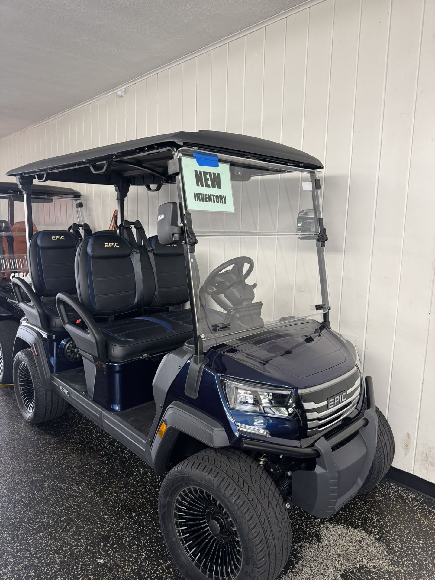E40FX Epic Icon Street Legal Golf Cart Electric 4 Passenger